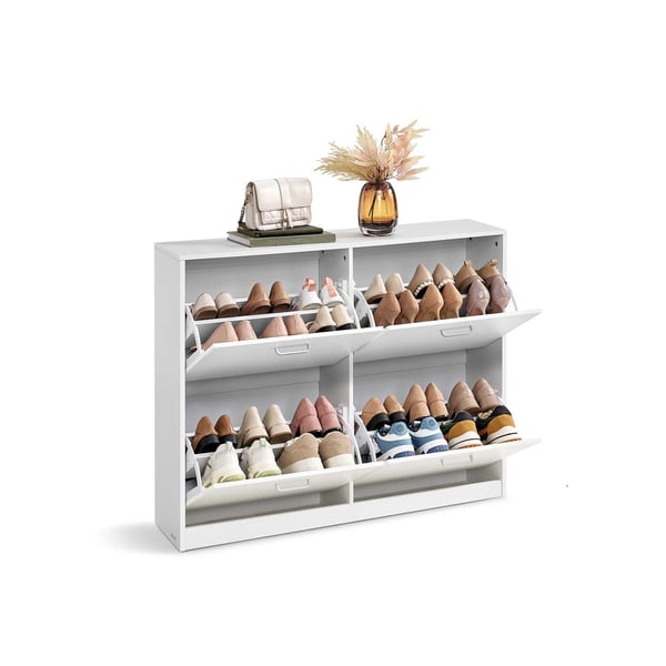 Skoskap, 24x105,5x82,7 cm, Hvit Skoskap, 24x105,5x82,7 cm, Hvit