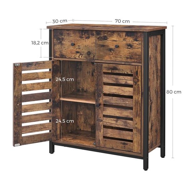 Skjenk, 70x30x80 cm, Brun Skjenk, 70x30x80 cm, Brun