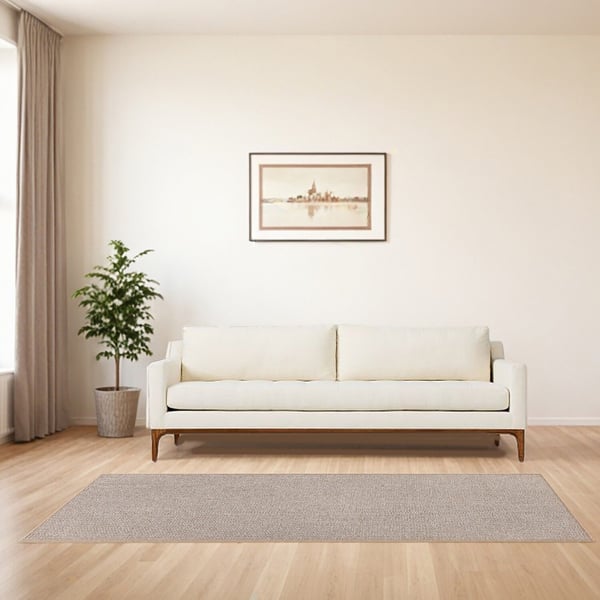 Tæppe i jute-look, 80 x 200 cm, kamelbrun