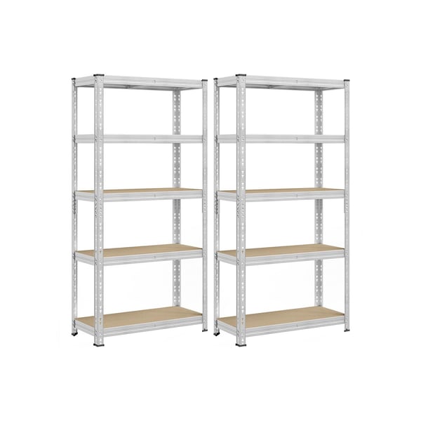 Robust Hylde, 50x100x200 cm, Sølv Robust Hylde, 50x100x200 cm, Sølv