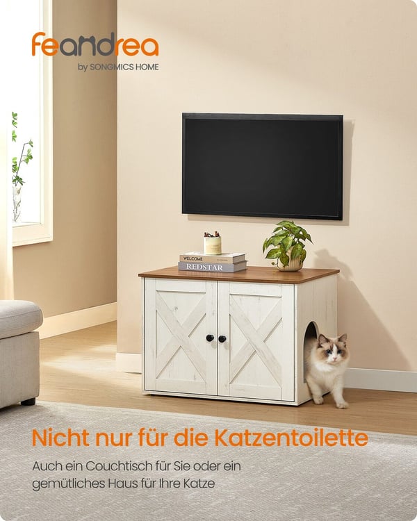 Katetoilet, 70x50x50 cm, Brun