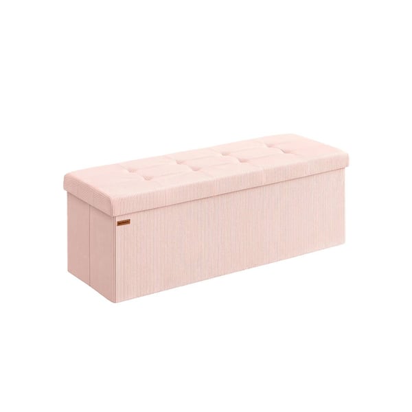 Förvaringsbänk, 38x76x38 cm, Rosa