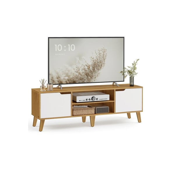 TV-skab, 147x39x50 cm, Lys Eg