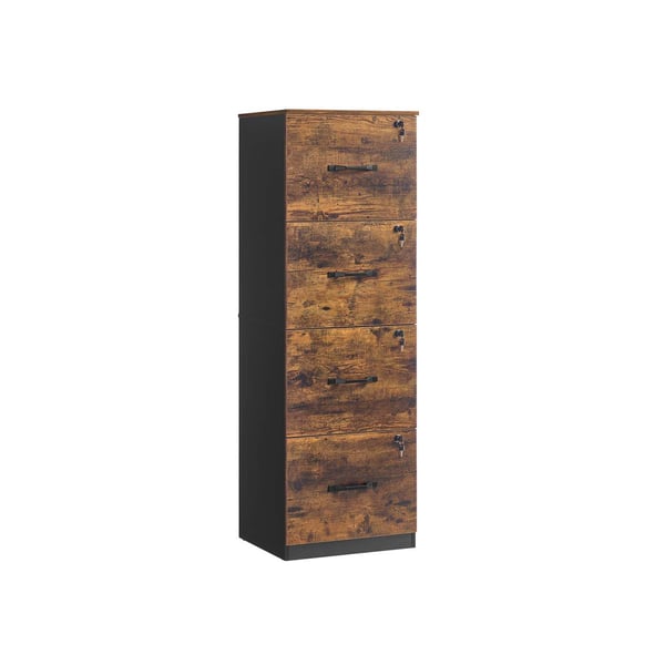 Arkivskåp, 40x41x135,5 cm, Brun Arkivskåp, 40x41x135,5 cm, Brun