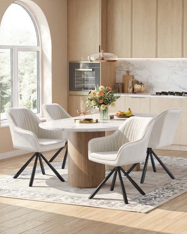 Matstol, 60x60x81,5 cm, Beige
