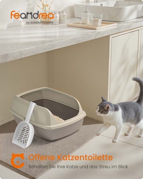 Kattedoalett, 50,5x37,5x19,5 cm, Beige