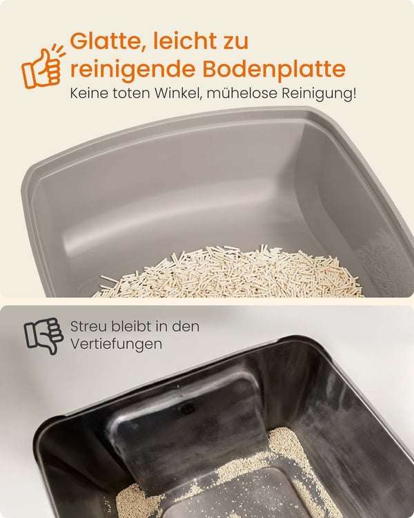 Kattedoalett, 50,5x37,5x19,5 cm, Beige