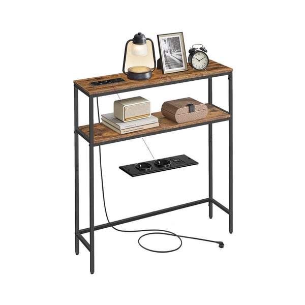 Konsolbord, 20x80x80 cm, Brun