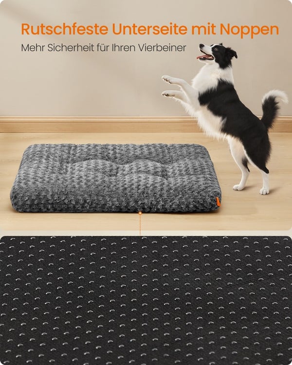 Hundeseng, 110x73x10 cm, grå