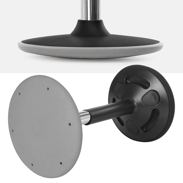 Kontorstol, Ergonomisk Arbejdsstol, 50-65 cm, Sort
