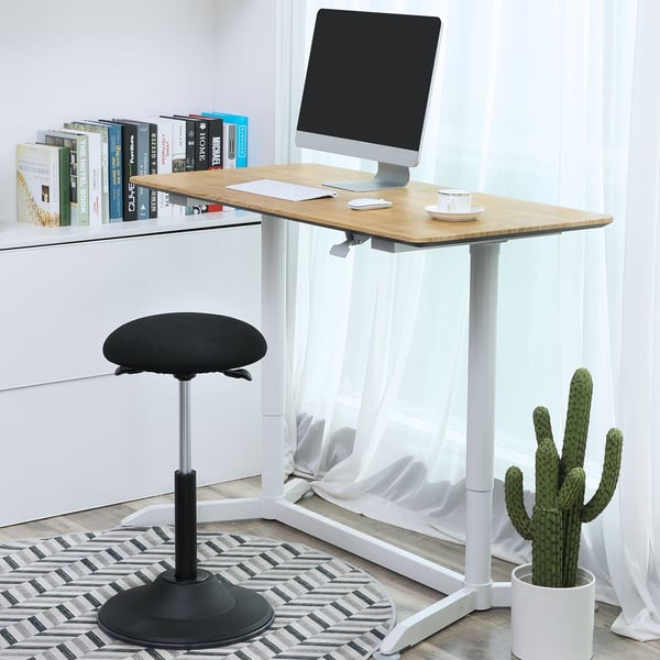 Kontorstol, Justerbar høyde, 50-70 cm, Svart