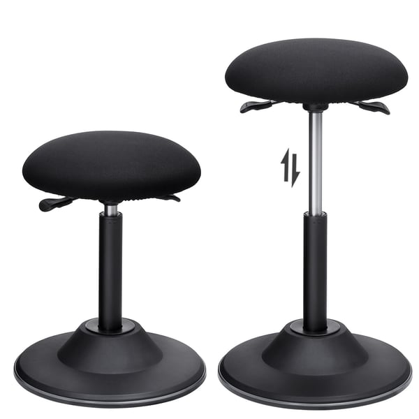 Kontorstol, Justerbar høyde, 50-70 cm, Svart
