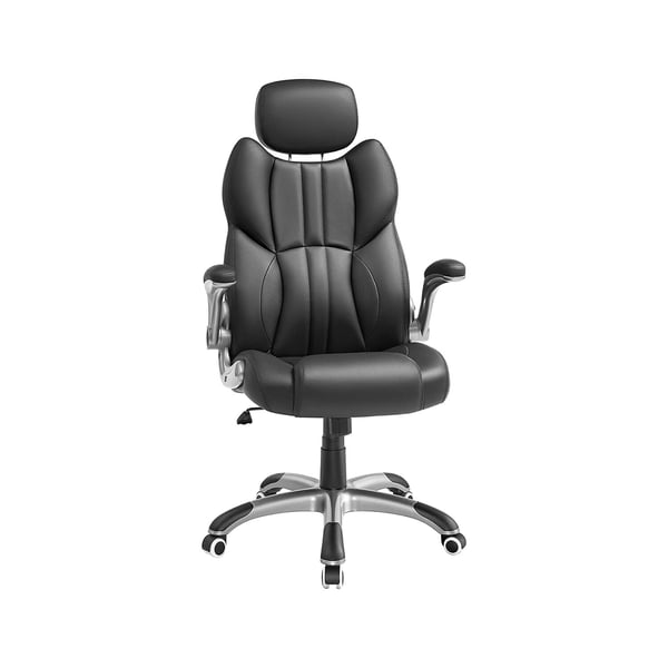 Kontorstol, ergonomisk drejestol, 70x72x119-129 cm, sort