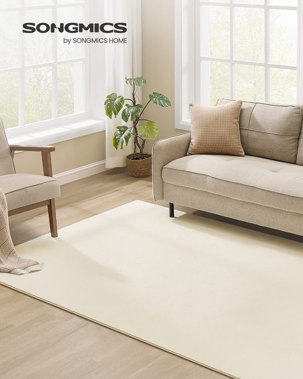 Tæppe, 160 x 230 cm, Beige