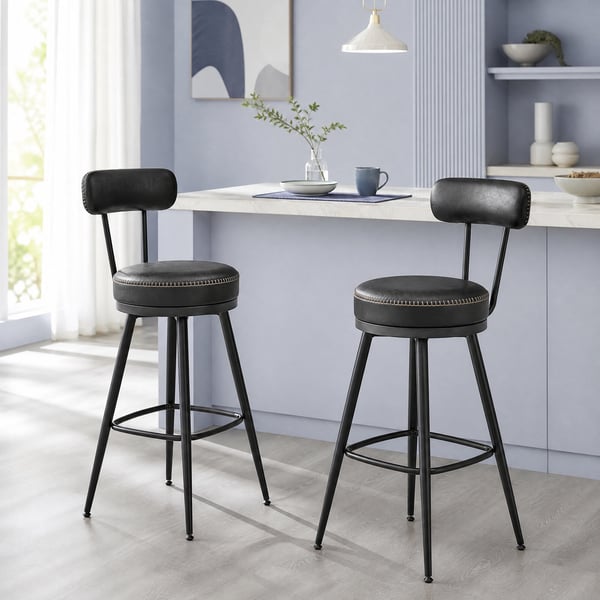 Barstolset, 56x56x101,5 cm, Svart