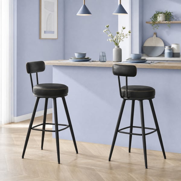 Barstolset, 56x56x101,5 cm, Svart