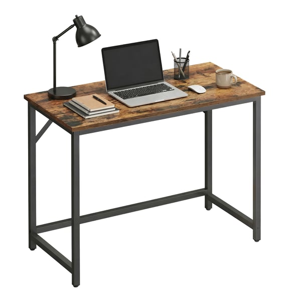 Skrivebord, 100x50x75 cm, Sort