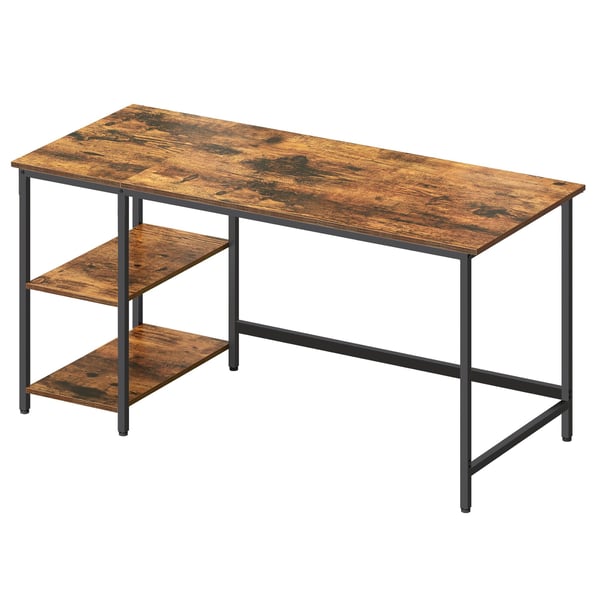 Skrivebord, 140,5x60,5x76,3 cm, Brun Skrivebord, 140,5x60,5x76,3 cm, Brun