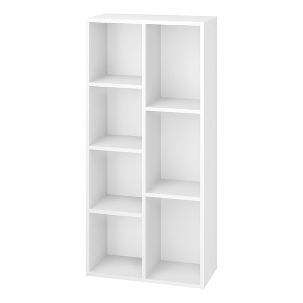 Bokhylle, 50.5x24.5x106.5 cm, Hvit Bokhylle, 50.5x24.5x106.5 cm, Hvit