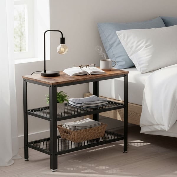 Sidebord, 60x30x60 cm, Brun