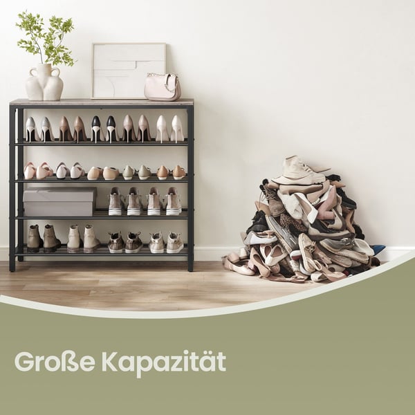 Skoreol, 100x30x92,5 cm, Brun-Sort