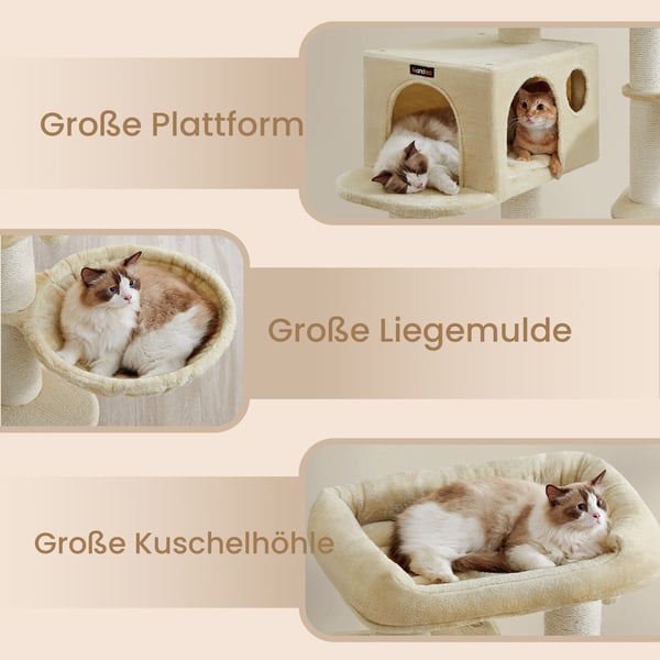 Kattorn, 70x60x112 cm, Beige