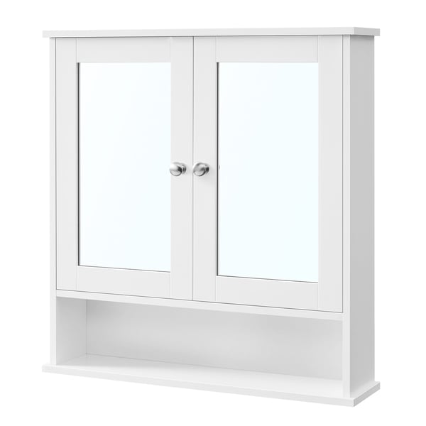 Spegelskåp, 15x65x75 cm, Vit Spegelskåp, 15x65x75 cm, Vit