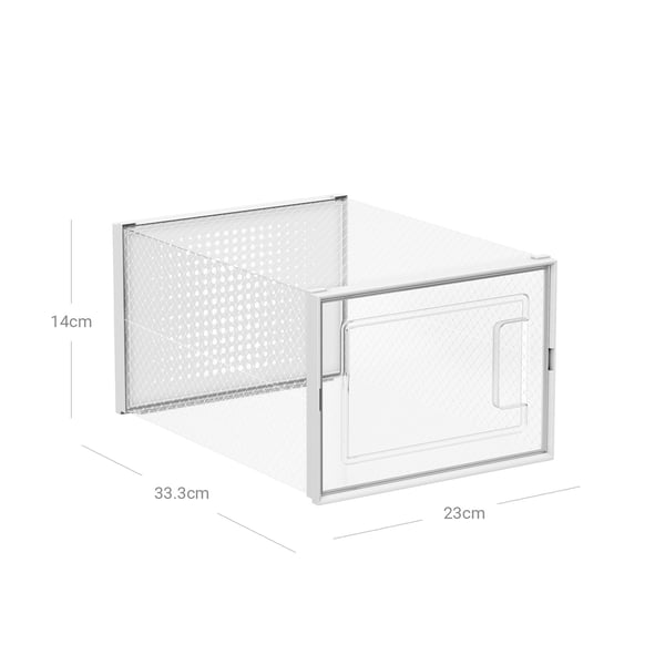 Skokasse, 33,3x23x14 cm, Transparent