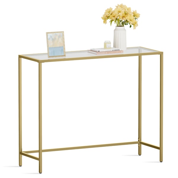 Konsolbord, 100x35x80 cm, Guld Konsolbord, 100x35x80 cm, Guld