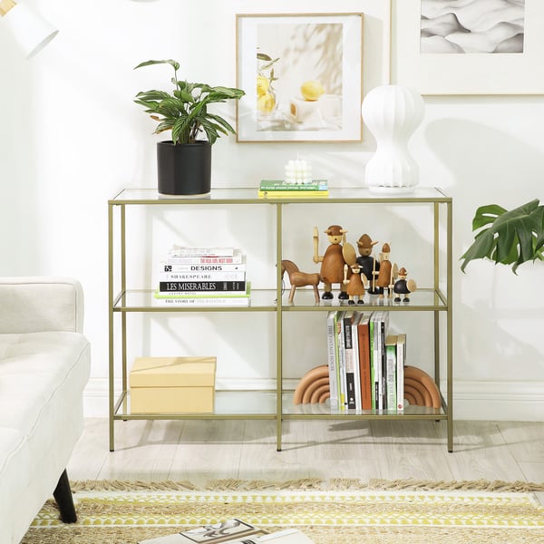 Konsolbord, 100x30x73 cm, Guld