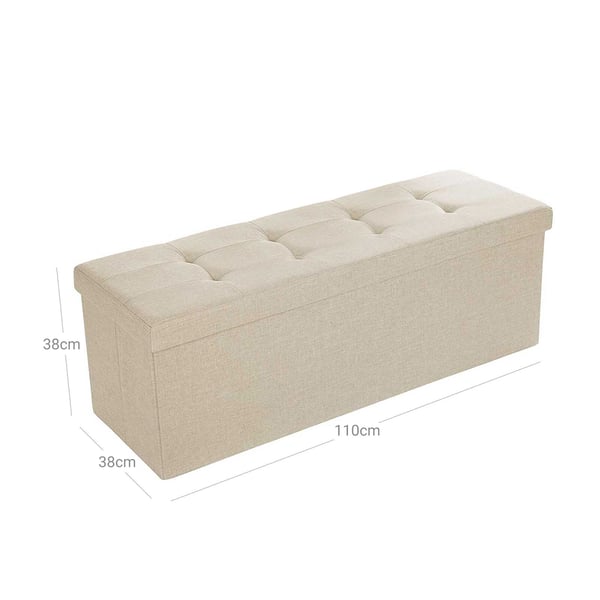 Säilytysrahi, 110x38x38 cm, beige