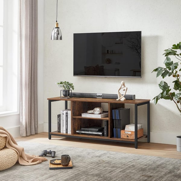 TV-bord, 120x40x50 cm, Brun og Sort TV-bord, 120x40x50 cm, Brun og Sort