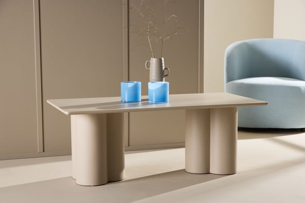 Sohvapöytä, Olivia, 120x60 cm, Beige