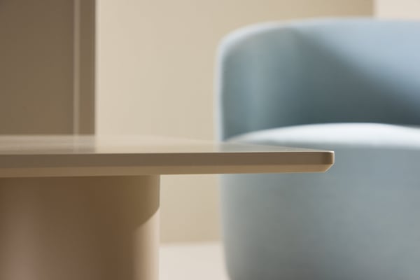 Sohvapöytä, Olivia, 120x60 cm, Beige