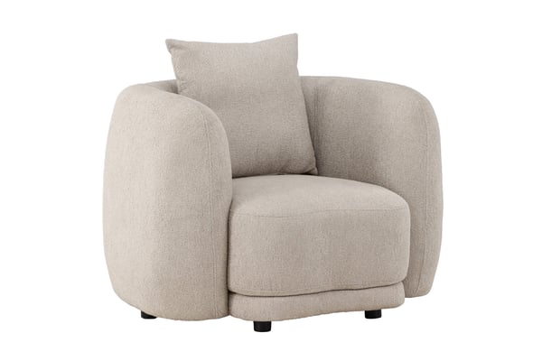 Nojatuoli, Cielo 1-istuttava sohva, 110x97x72 cm, beige