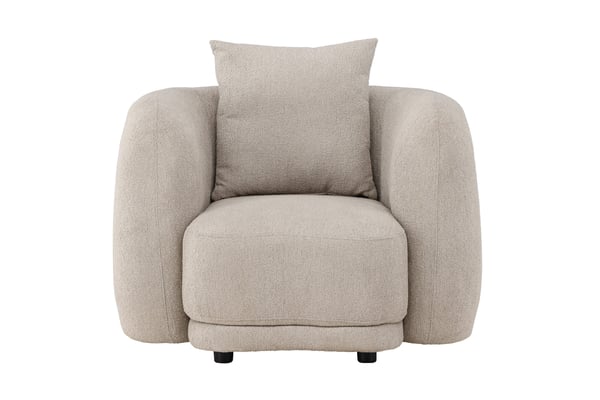 Nojatuoli, Cielo 1-istuttava sohva, 110x97x72 cm, beige