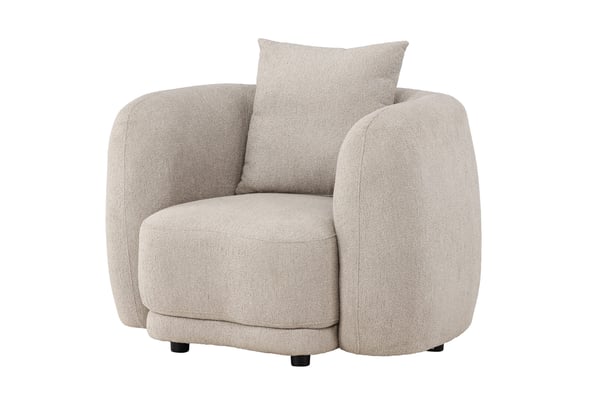Nojatuoli, Cielo 1-istuttava sohva, 110x97x72 cm, beige