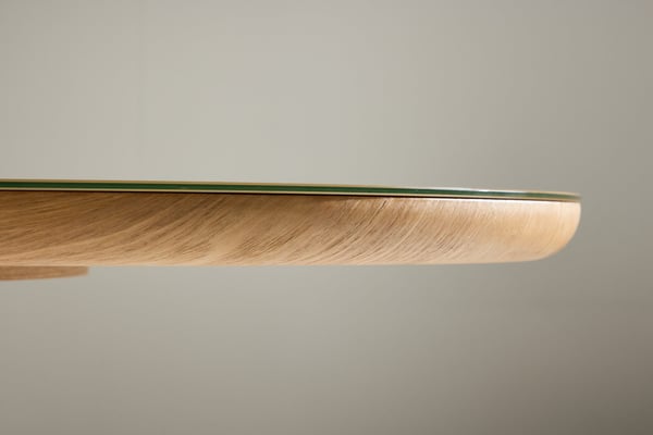 Ruokapöytä, pyörällinen, 90x200 cm, luonnonväri