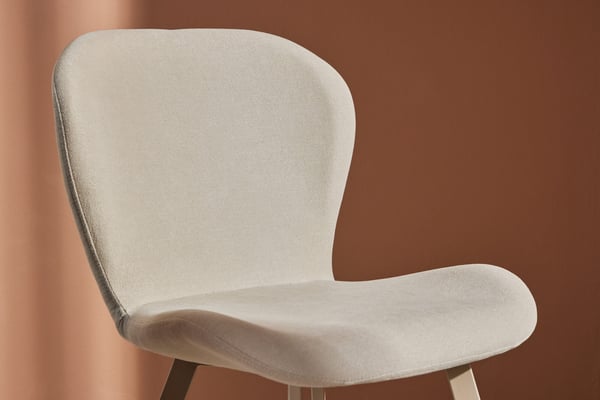 Ruokatuoli, Lilja 2-pack, 55x48x80 cm, Beige