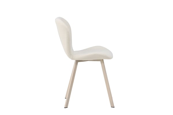 Ruokatuoli, Lilja 2-pack, 55x48x80 cm, Beige