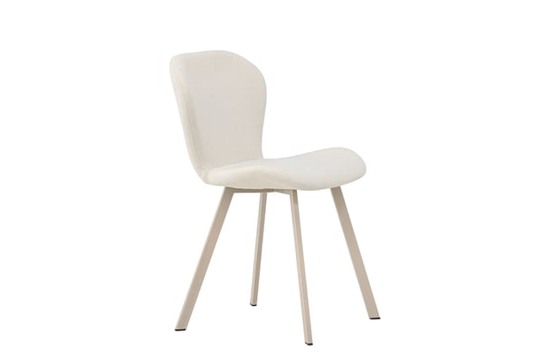 Ruokatuoli, Lilja 2-pack, 55x48x80 cm, Beige