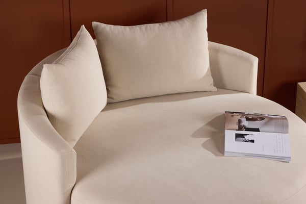 Sohva, Kelso, ⌀150 cm, Beige