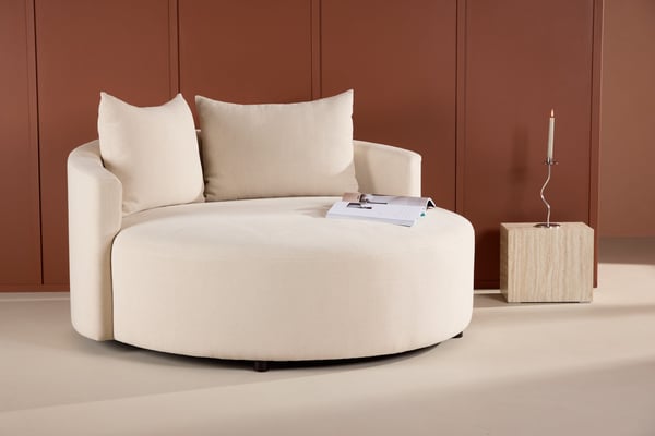 Sohva, Kelso, ⌀150 cm, Beige
