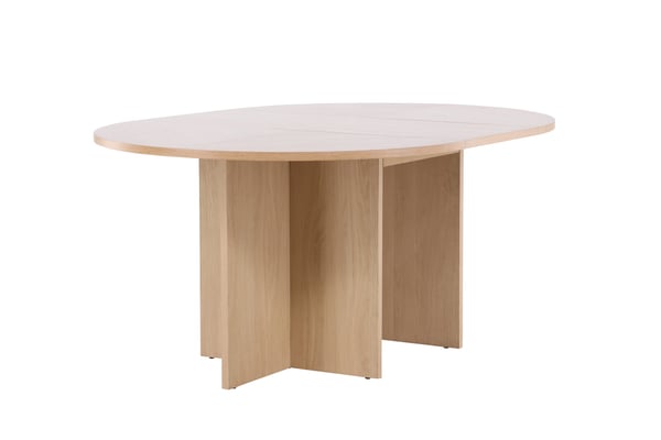 Ruokapöytä, Strada, 120/170x120x74 cm, valkolakattu