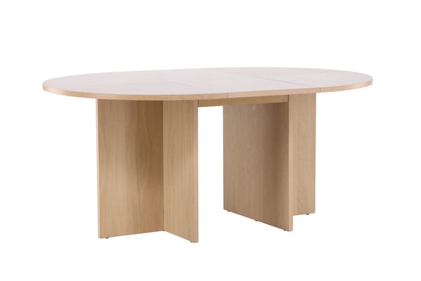 Ruokapöytä, Strada, 120/170x120x74 cm, valkolakattu