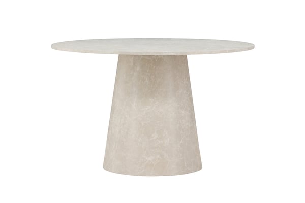 Ruokapöytä, Lanzo, ø120 cm, Beige