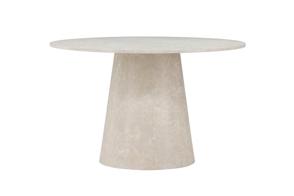 Ruokapöytä, Lanzo, ø120 cm, Beige