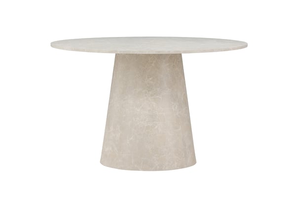 Ruokapöytä, Lanzo, ø120 cm, Beige