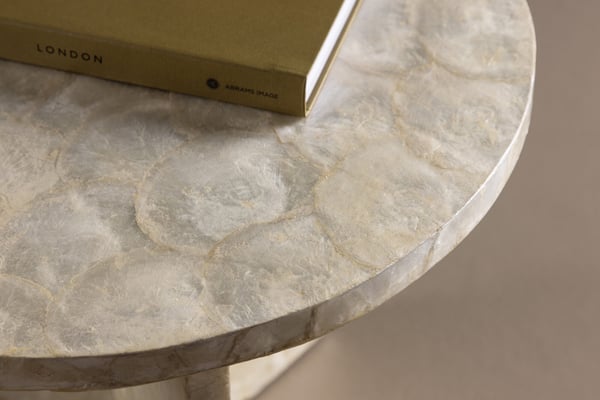 Sohvapöytä, Smögen, ⌀40 cm, Beige