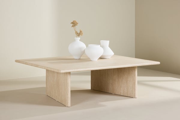 Sohvapöytä, Skagen, 100x120 cm, Beige
